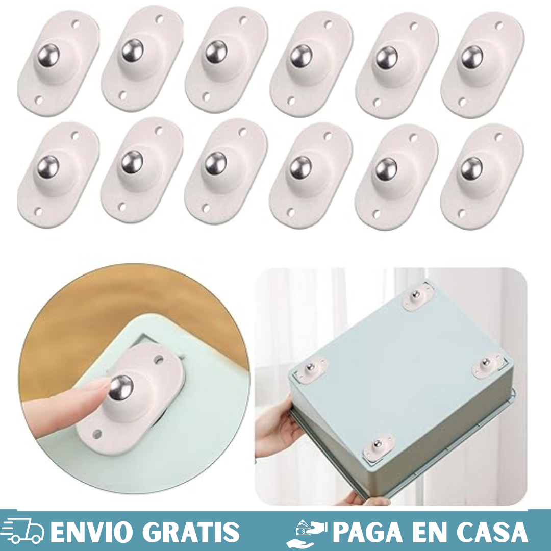 RUEDA UNIVERSAL ADHESIVA