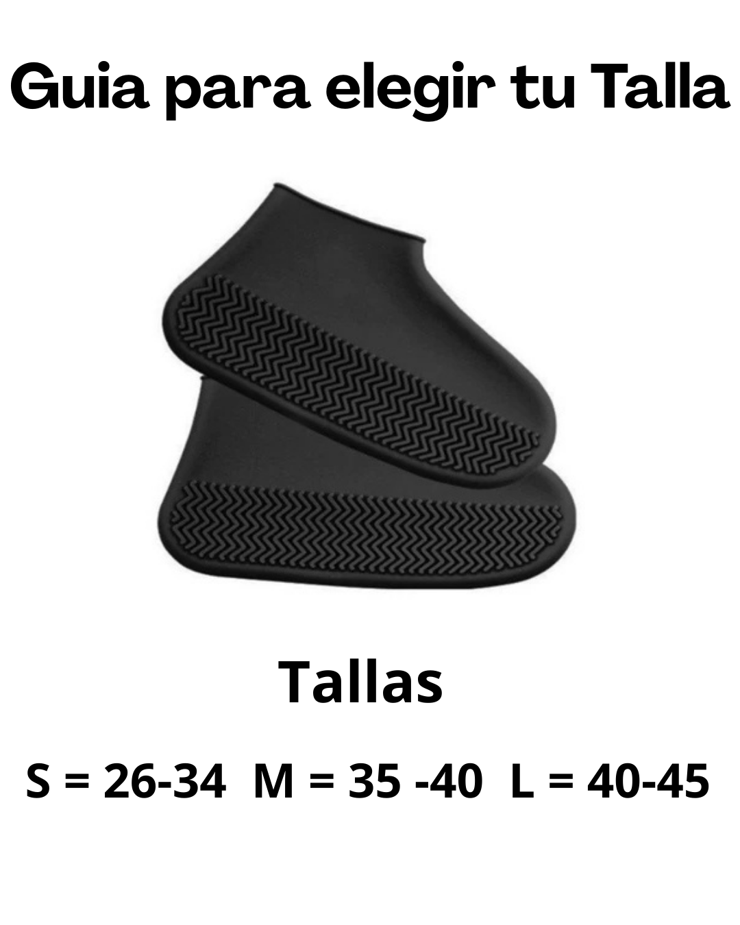 Funda impermeable para zapatos