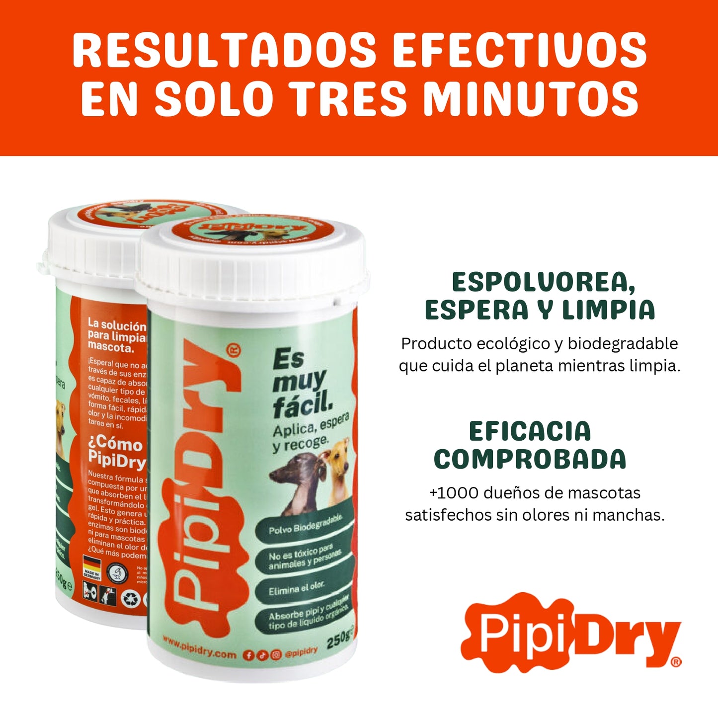 PIPIDRY 300GR-Limpia el pipi de tu mascota 🐶🐱