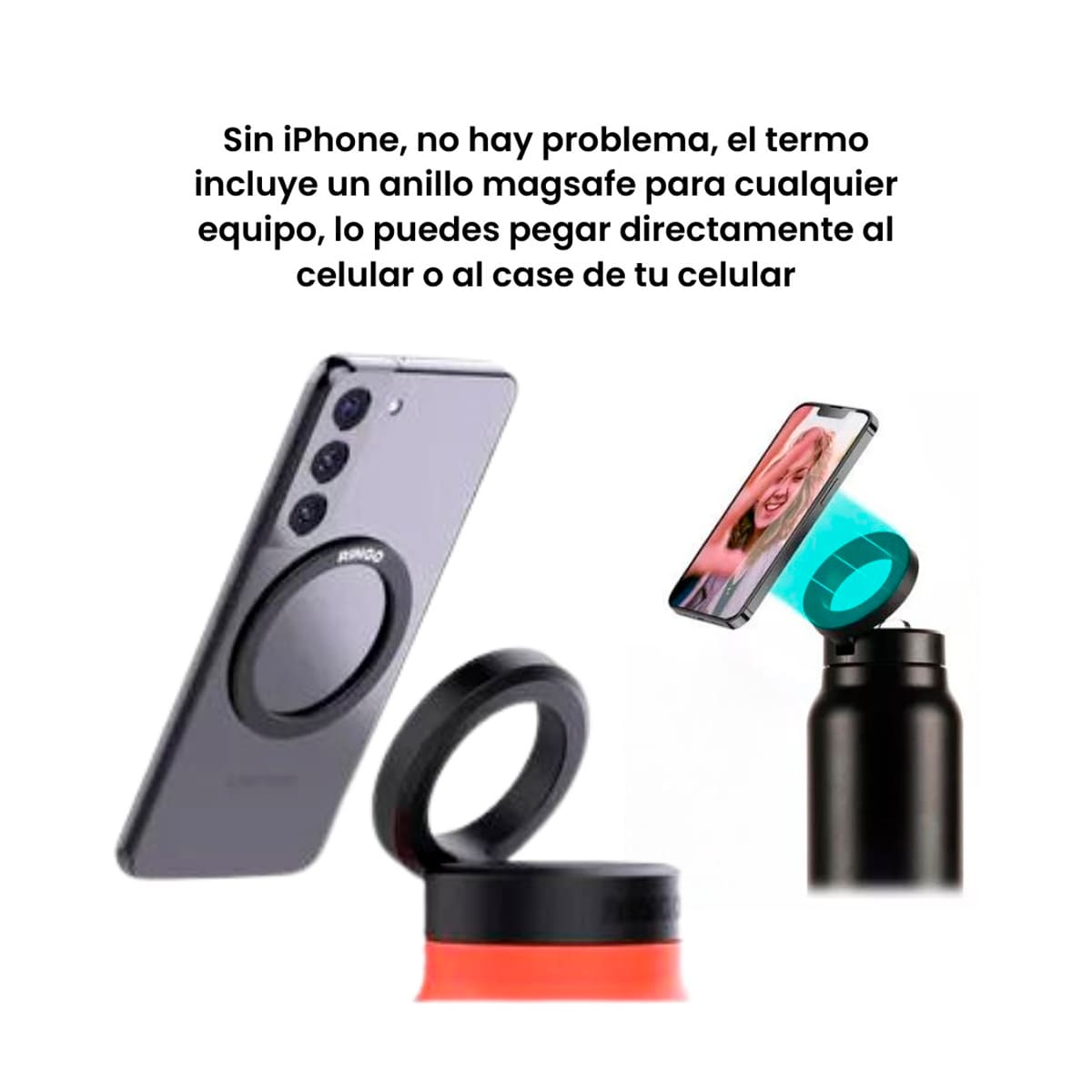 Termo smiling de acero inoxidable