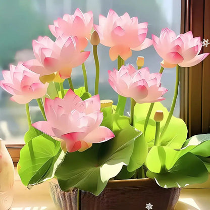 SEMILLAS FLOR DE LOTO+GUIA PASO A PASO PARA CULTIVAR