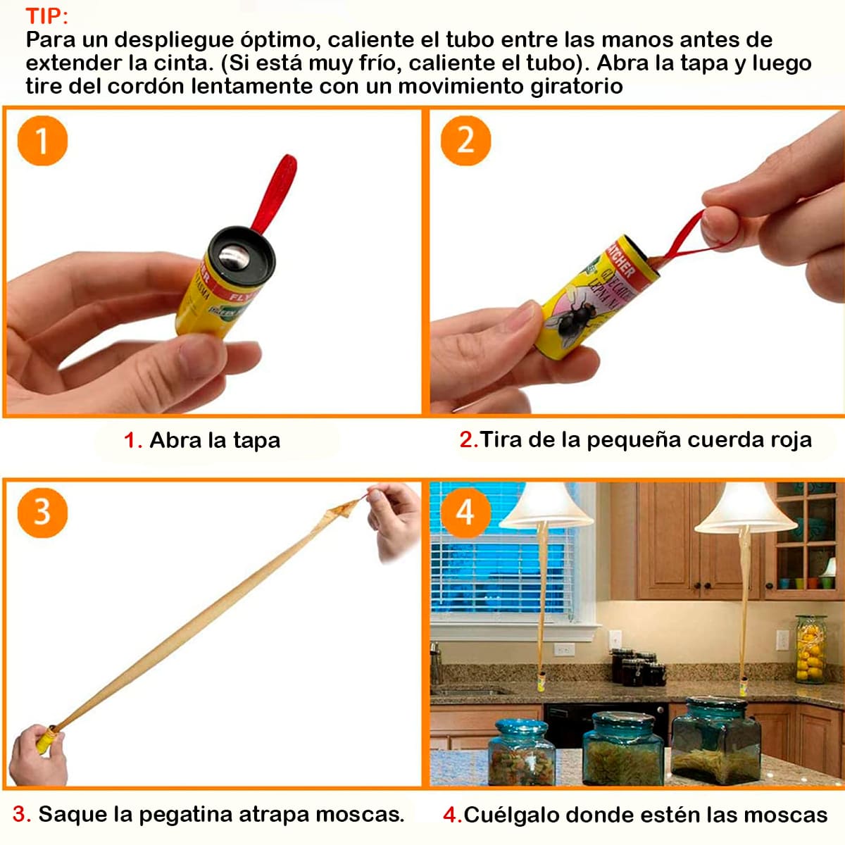 FLY ® TRAMPA PEGANTE PARA MOSCAS 🦟