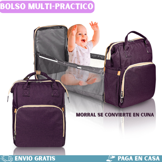 PAÑALERA CAMBIADORA TIPO CUNA PORTATIL 🍼