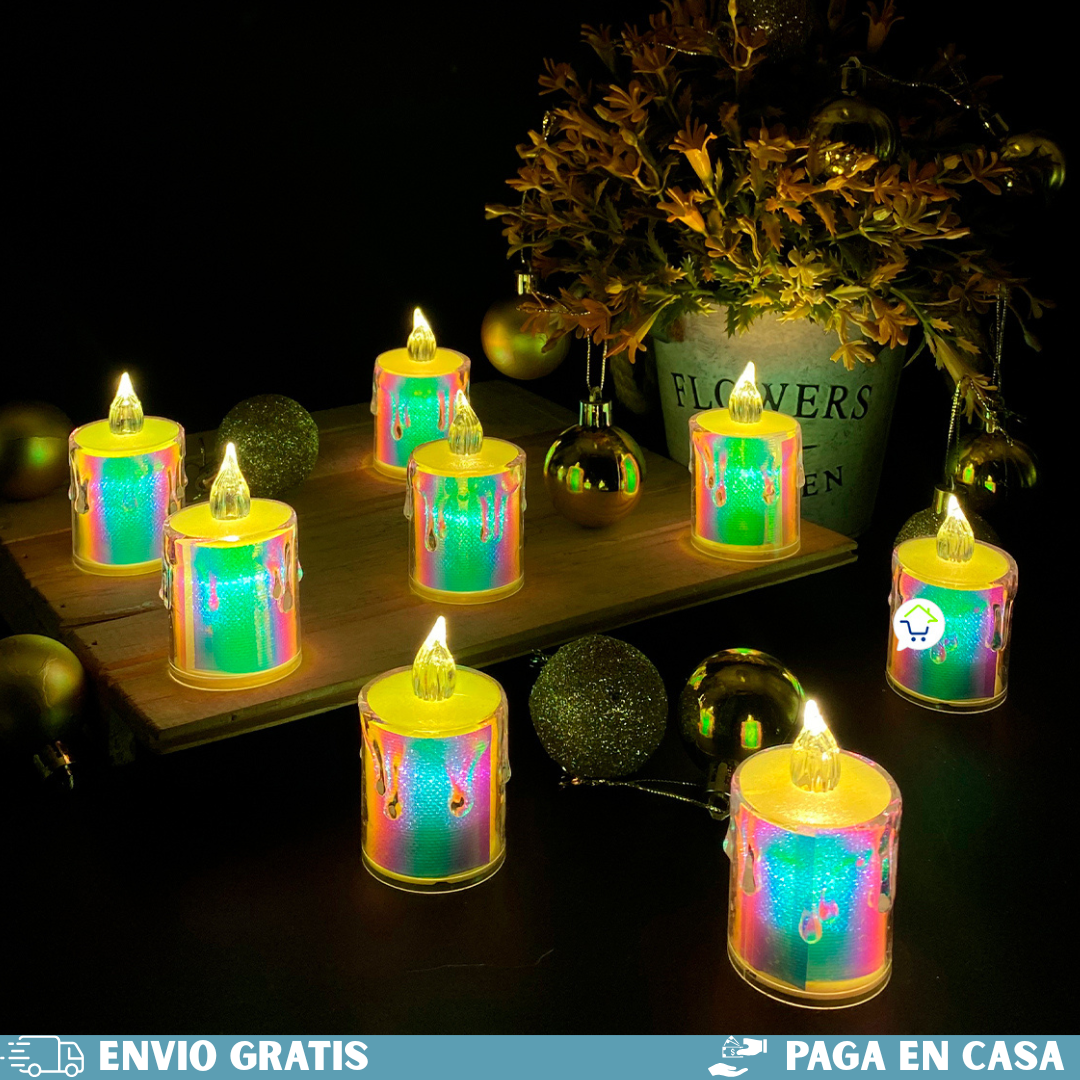 VELAS LED TORNASOL X24 UNIDADES