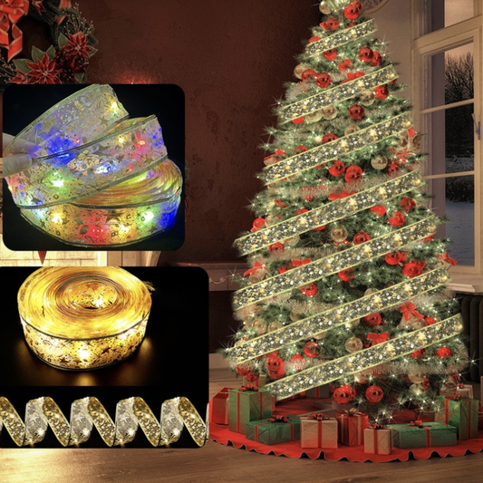 LUCES NAVIDEÑAS:CINTA CON LUZ LED 500CM DE LARGO✨