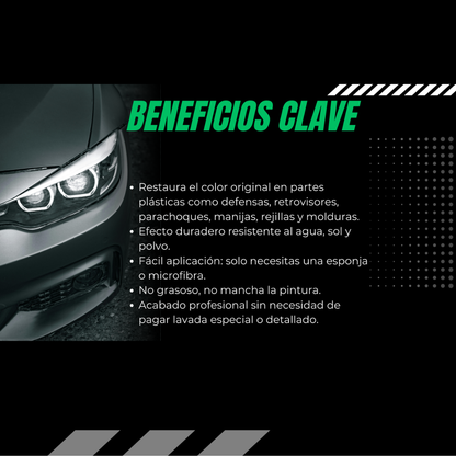 ADDIO®RESTAURADOR DE PARTES NEGRAS🚘