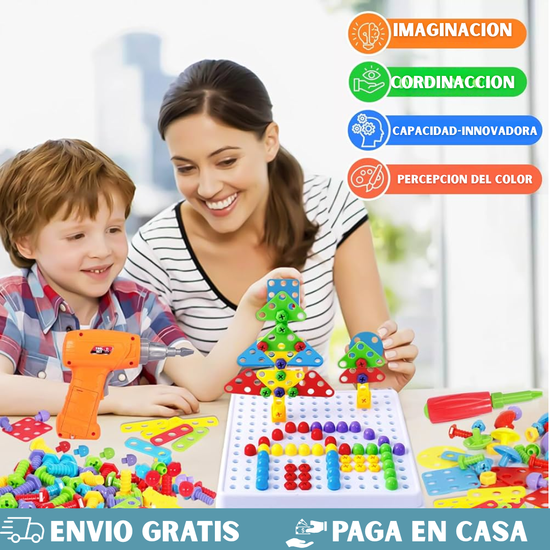 KIT DE CONSTRUCCION 4 EN 1🧩🔧