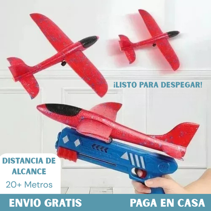LANZADOR DE AVION PREMIUM+BURBUJAS Y SOPORTE GRATIS✈️🎁