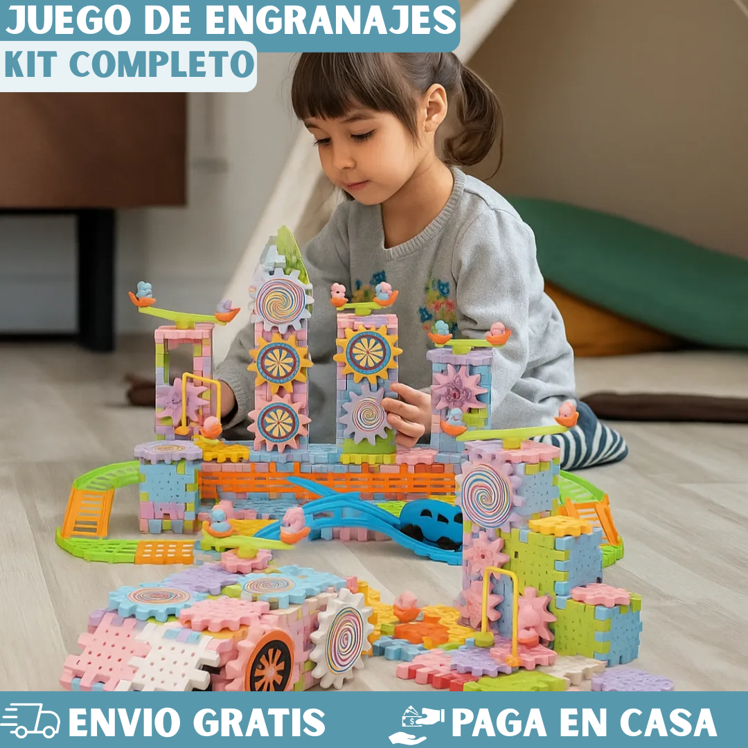 KIT JUEGO DIDACTICO DE ENGRANAJES🧩