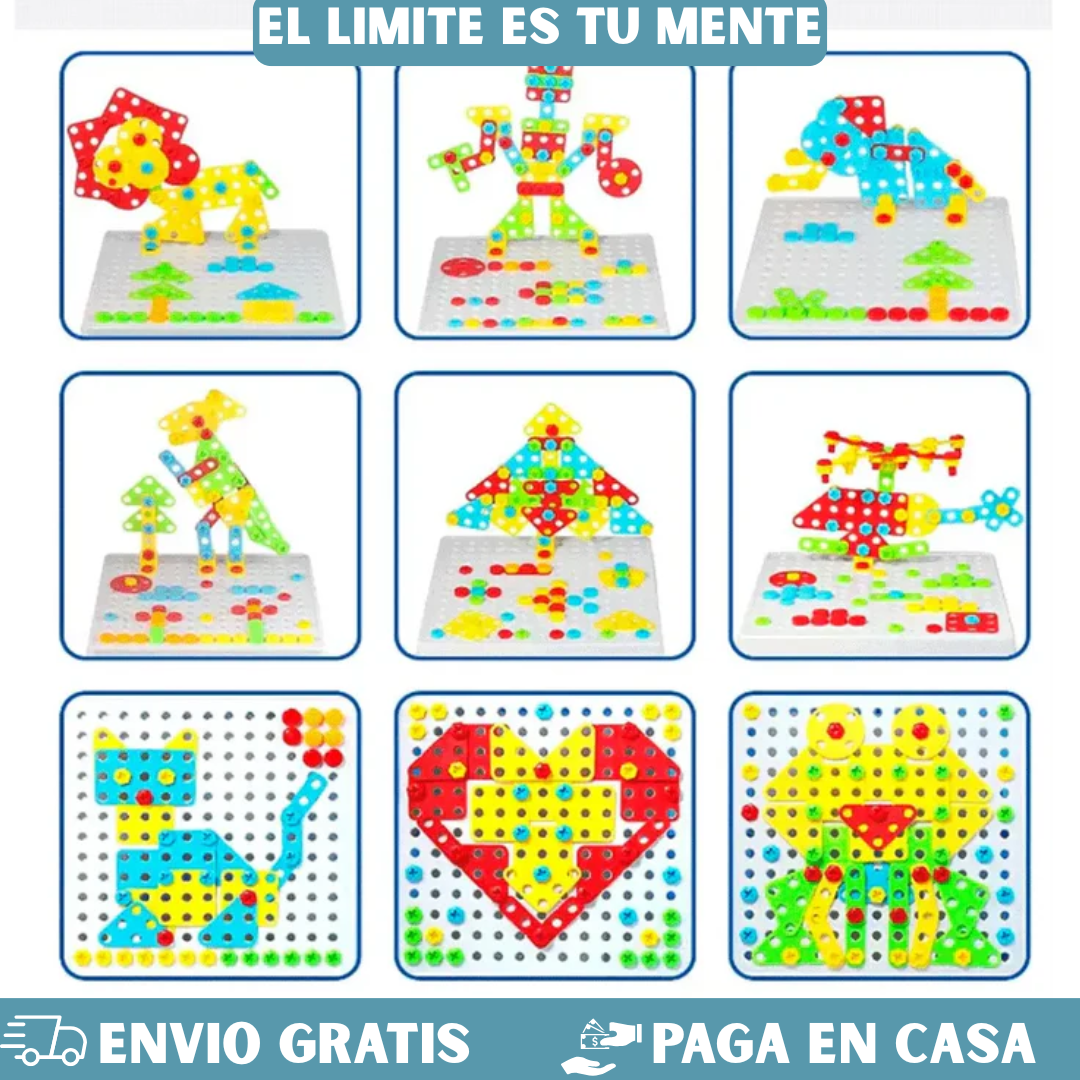 KIT DE CONSTRUCCION 4 EN 1🧩🔧