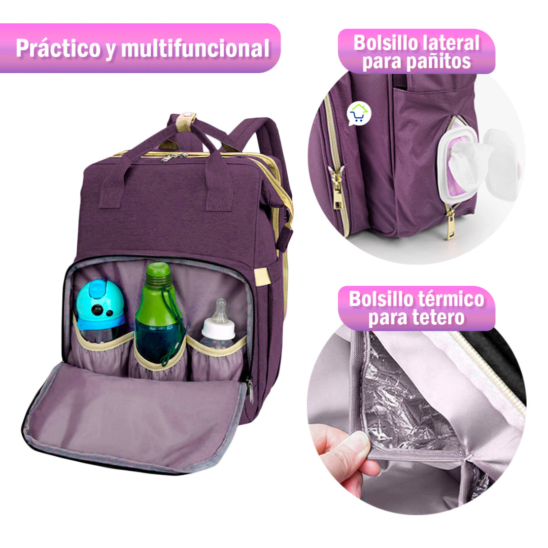 PAÑALERA CAMBIADORA TIPO CUNA PORTATIL 🍼