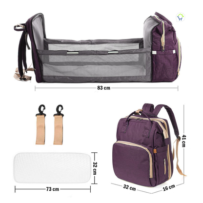 PAÑALERA CAMBIADORA TIPO CUNA PORTATIL 🍼