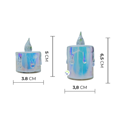 VELAS LED TORNASOL X24 UNIDADES