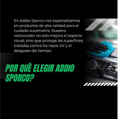 ADDIO®RESTAURADOR DE PARTES NEGRAS🚘