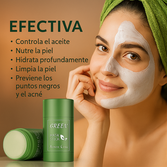 Green mask - Mascarilla con te verde