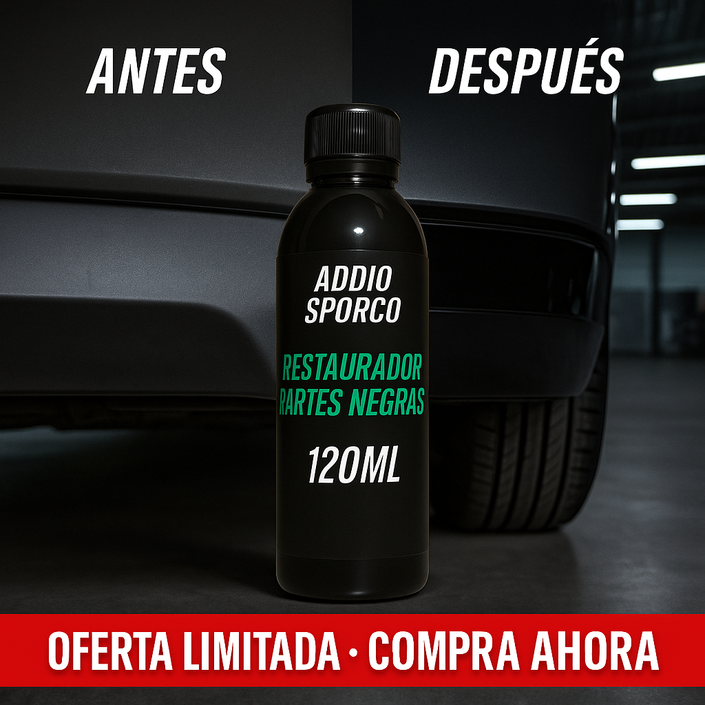 ADDIO®RESTAURADOR DE PARTES NEGRAS🚘