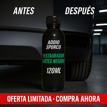 ADDIO®RESTAURADOR DE PARTES NEGRAS🚘