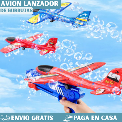 LANZADOR DE AVION PREMIUM+BURBUJAS Y SOPORTE GRATIS✈️🎁