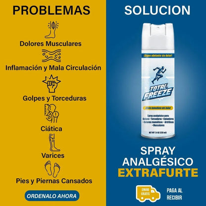 TOTAL FREEZE®ALIVIA EL DOLOR DE INMEDIATO