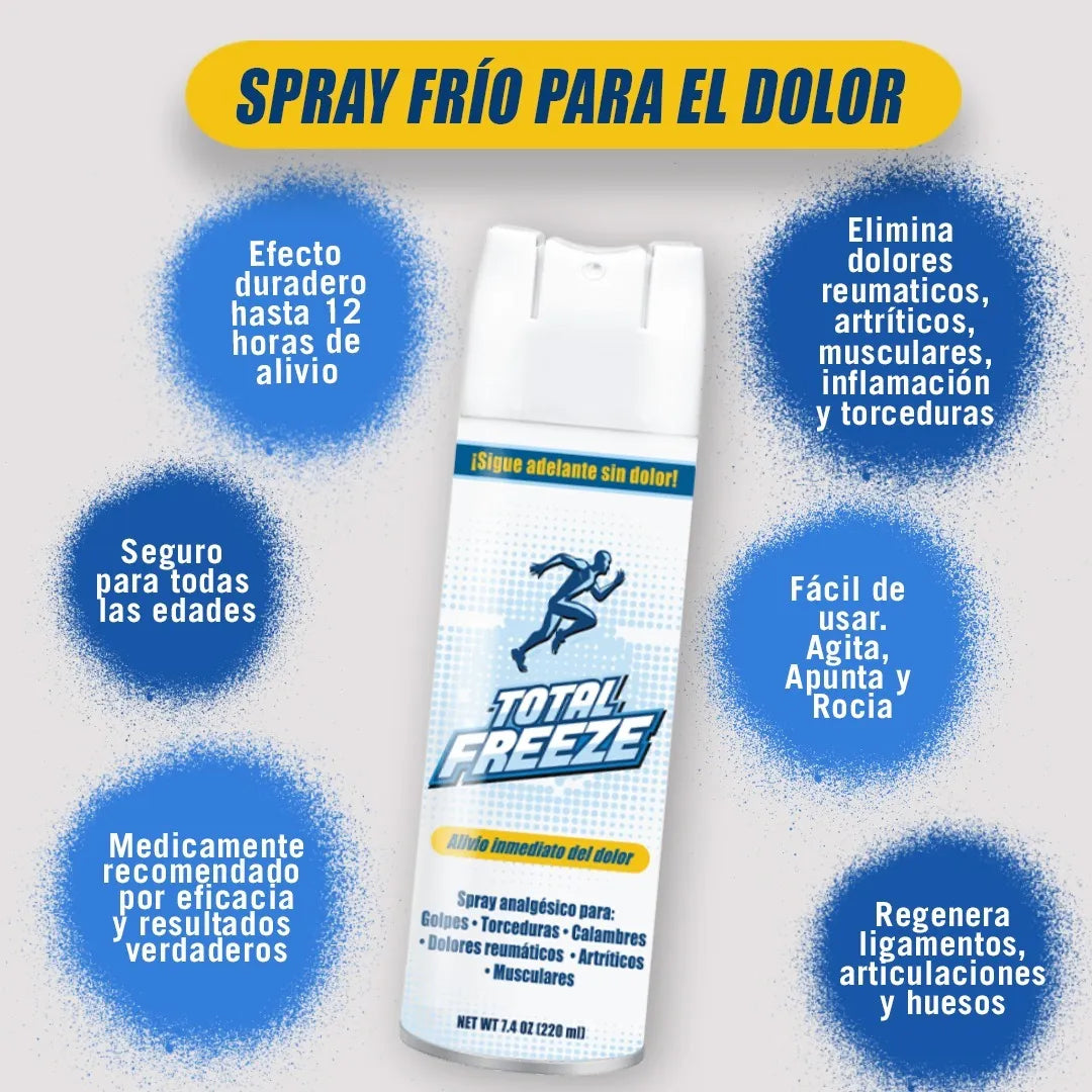 TOTAL FREEZE®ALIVIA EL DOLOR DE INMEDIATO