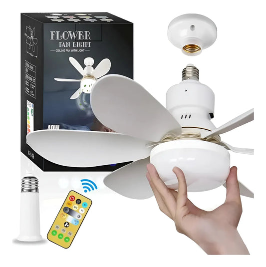 VENTILADOR CON LUZ LED