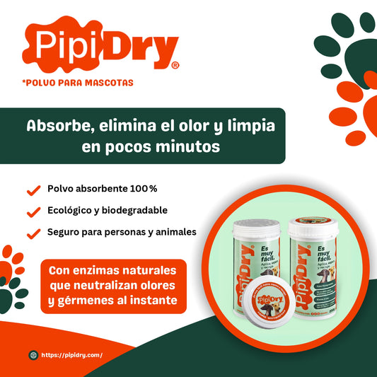 PIPIDRY 300GR-Limpia el pipi de tu mascota
