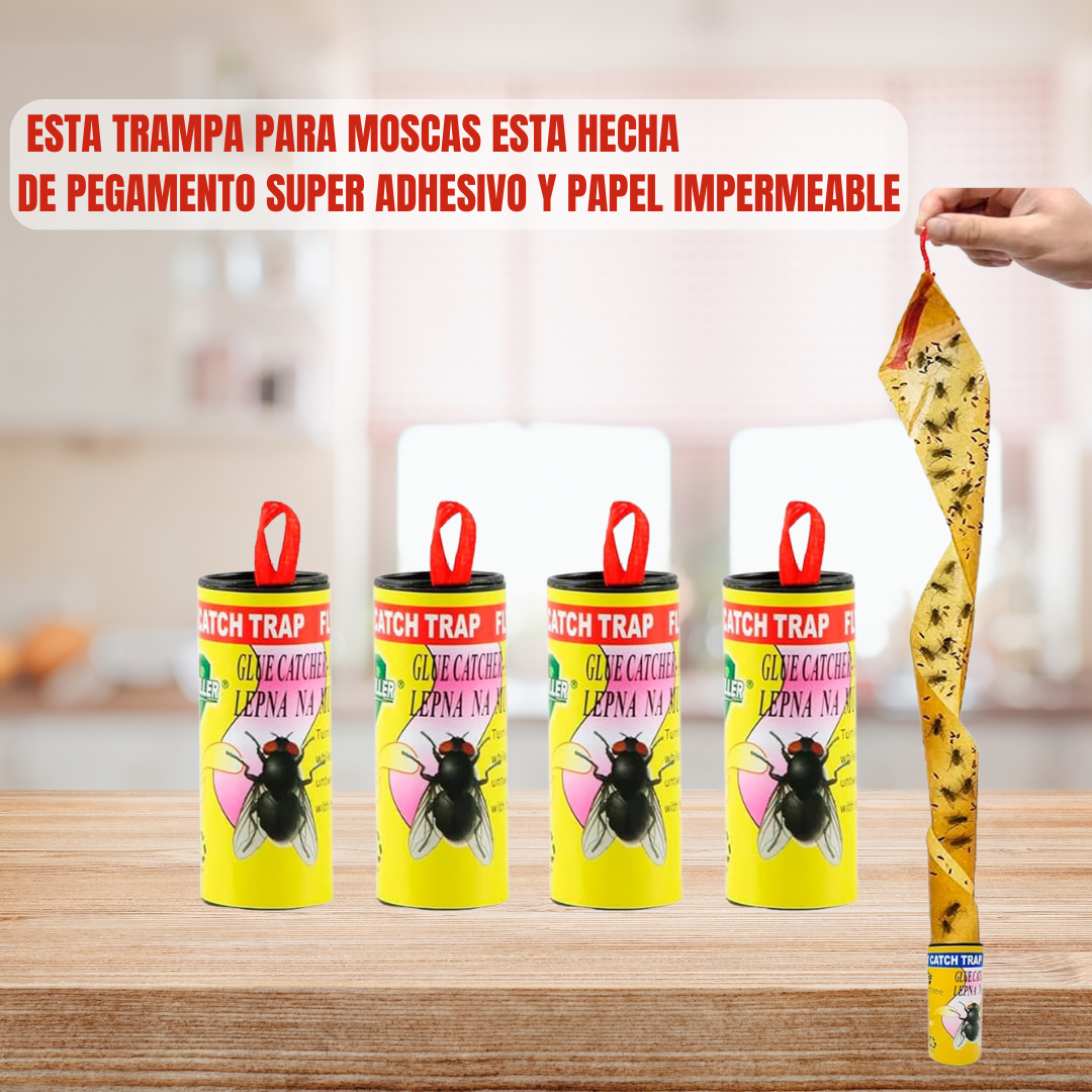 FLY ® TRAMPA PEGANTE PARA MOSCAS 🦟