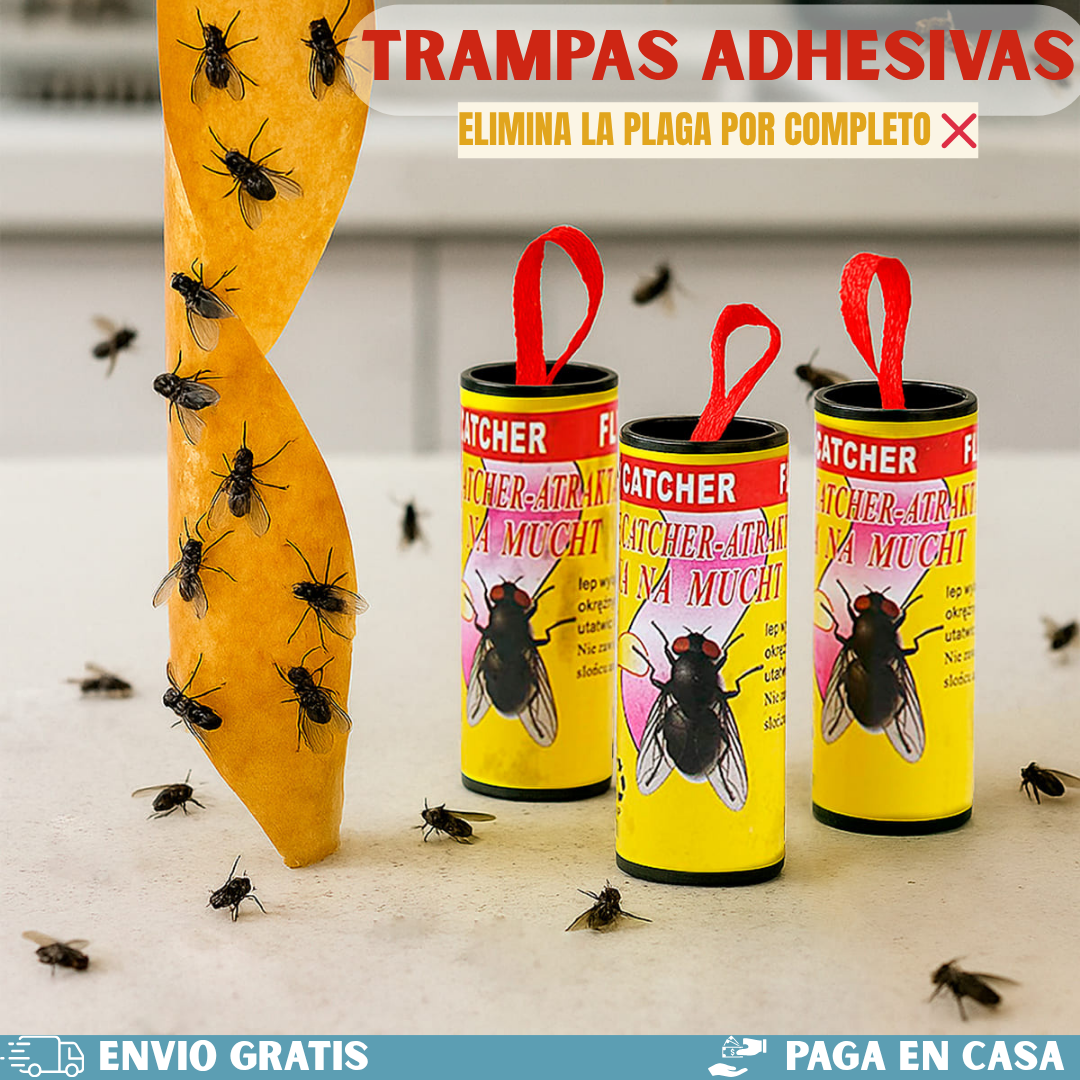 FLY ® TRAMPA PEGANTE PARA MOSCAS 🦟